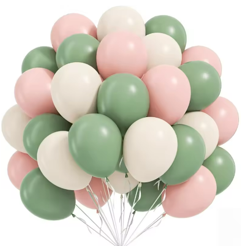 Morandi Color Balloon Set - 35pcs 10" Matte Latex Balloons for Aesthetic Party Decor